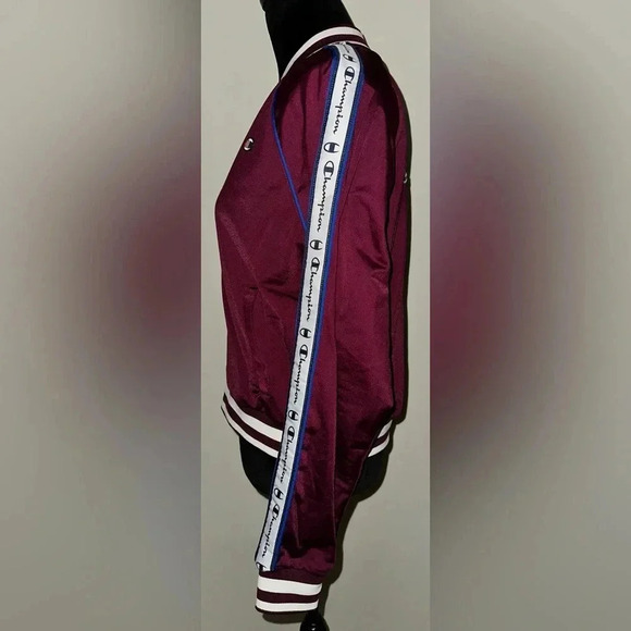 Champion Burgundy Y2K Track Jacket  - Size L - Picture 6 of 10